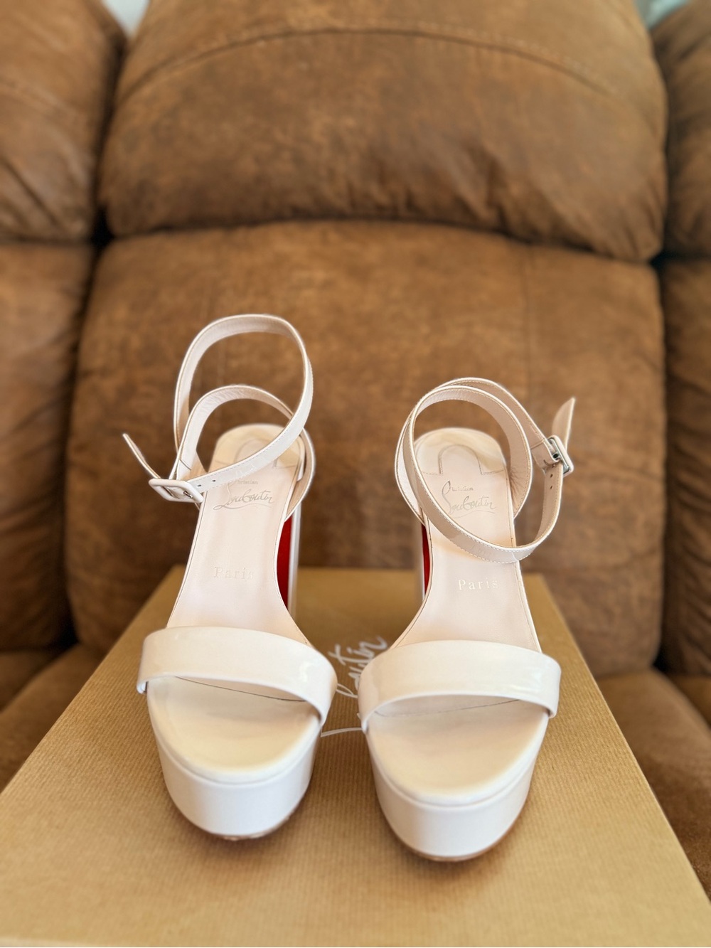 Nude Pink Louboutin heels